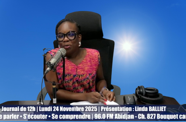 📰 Journal de 12h – Lundi 24 Novembre 2025 | Linda BALLIET